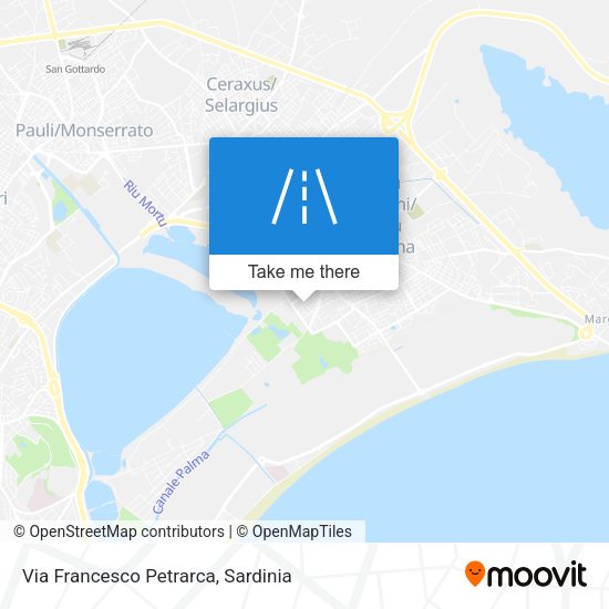 Via Francesco Petrarca map