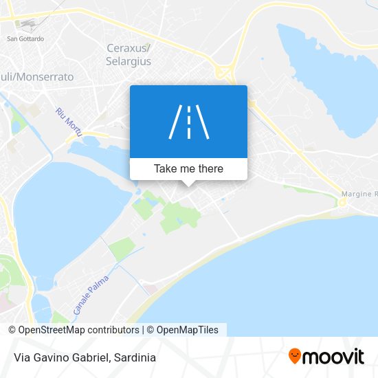 Via Gavino Gabriel map