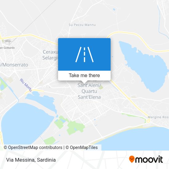 Via Messina map