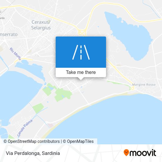 Via Perdalonga map