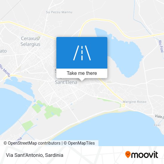 Via Sant'Antonio map