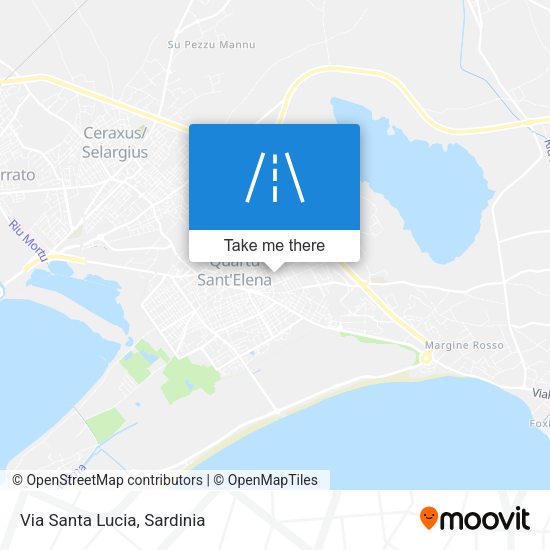 Via Santa Lucia map