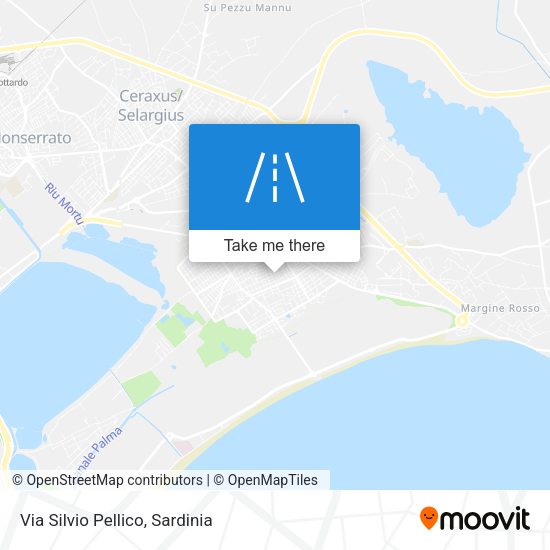 Via Silvio Pellico map