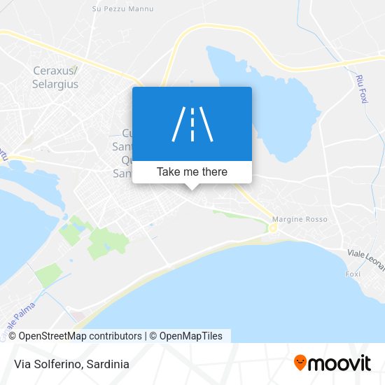 Via Solferino map