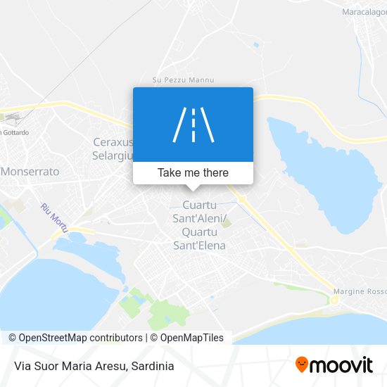 Via Suor Maria Aresu map
