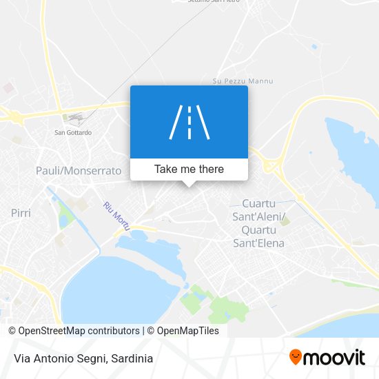 Via Antonio Segni map