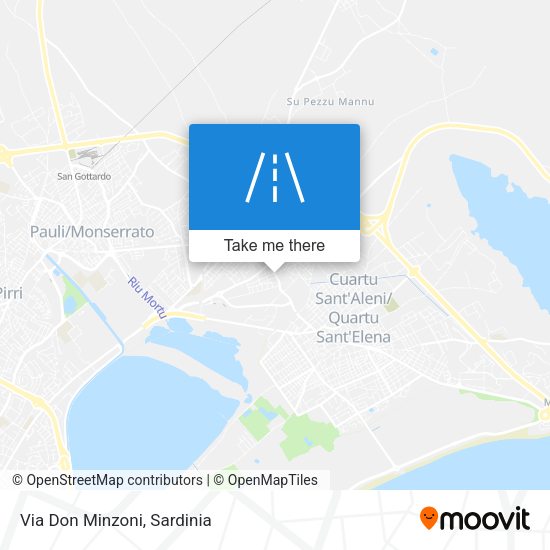 Via Don Minzoni map