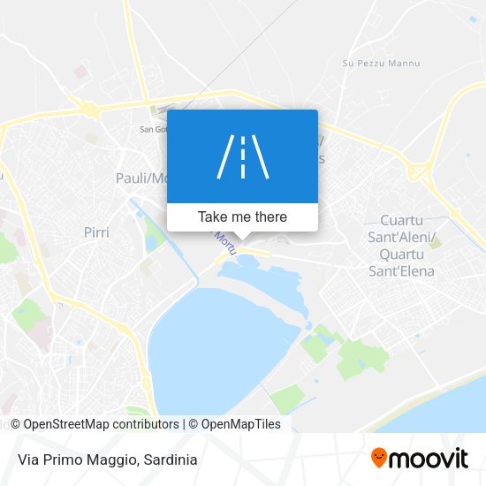 Via Primo Maggio map