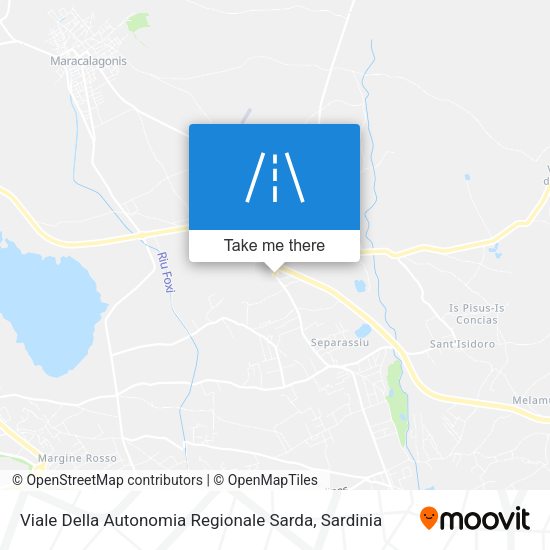 Viale Della Autonomia Regionale Sarda map