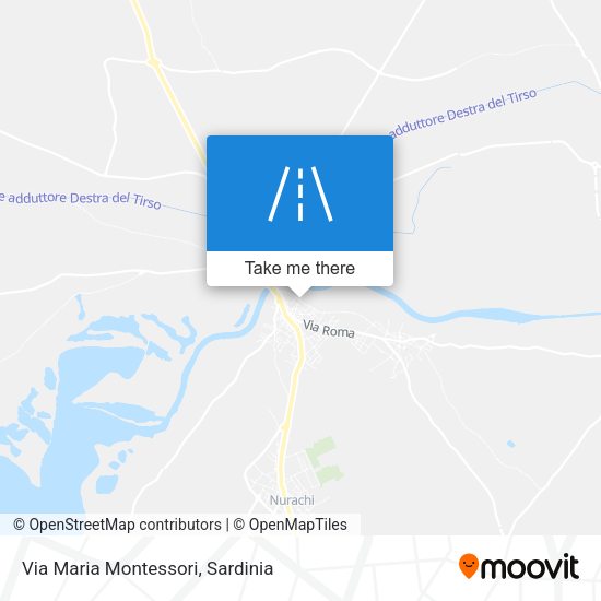 Via Maria Montessori map