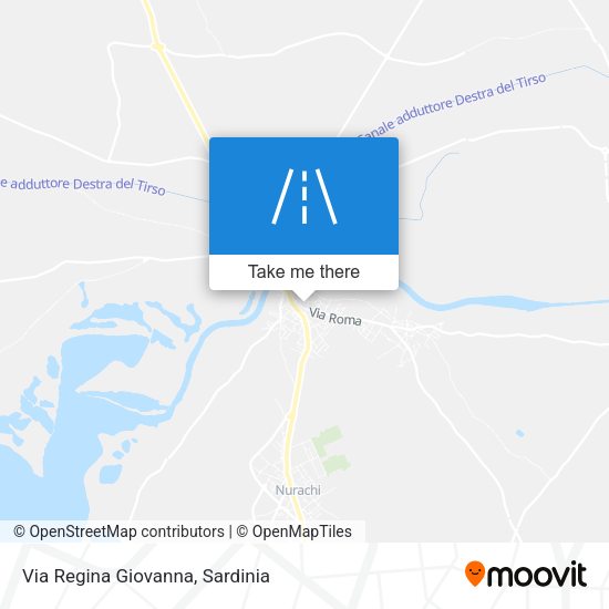 Via Regina Giovanna map