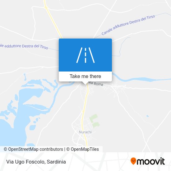Via Ugo Foscolo map