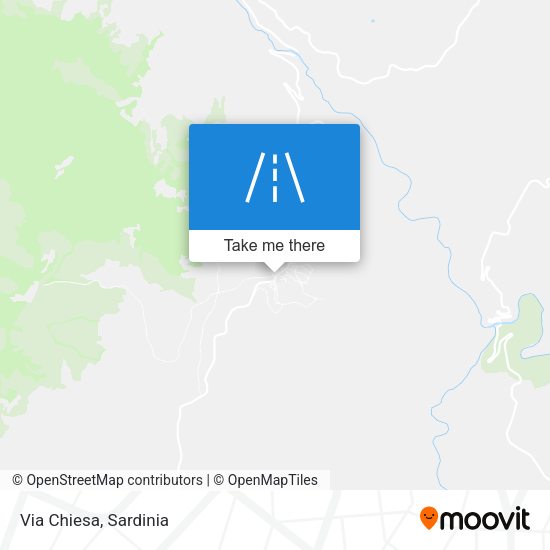 Via Chiesa map