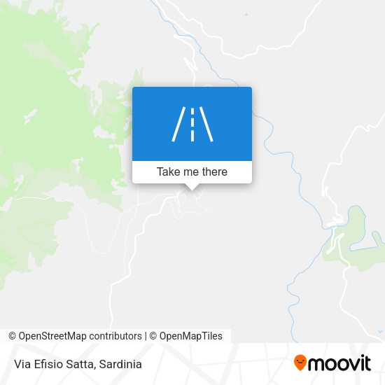 Via Efisio Satta map