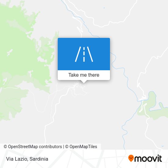 Via Lazio map
