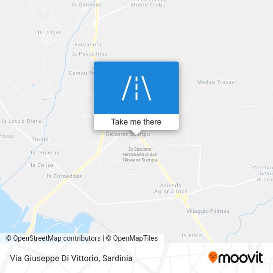 Via Giuseppe Di Vittorio map