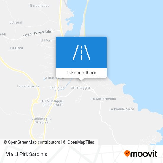 Via Li Piri map