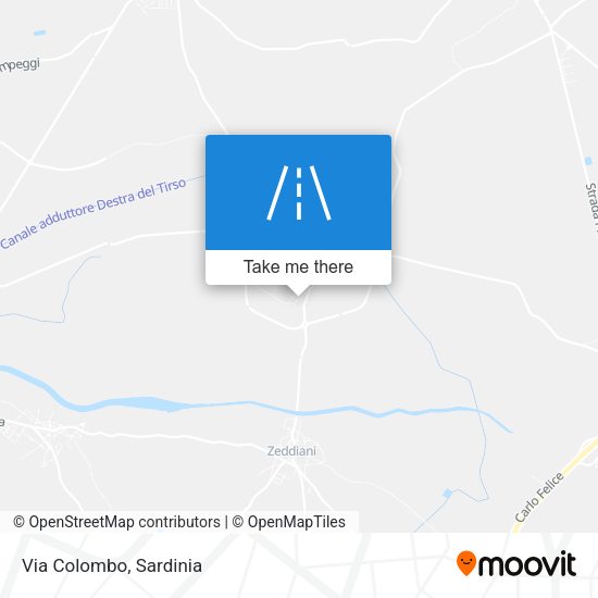 Via Colombo map