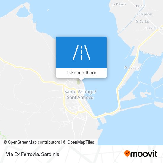 Via Ex Ferrovia map