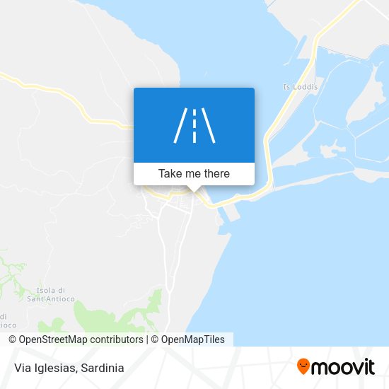 Via Iglesias map