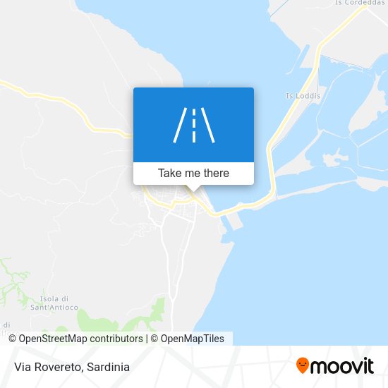 Via Rovereto map