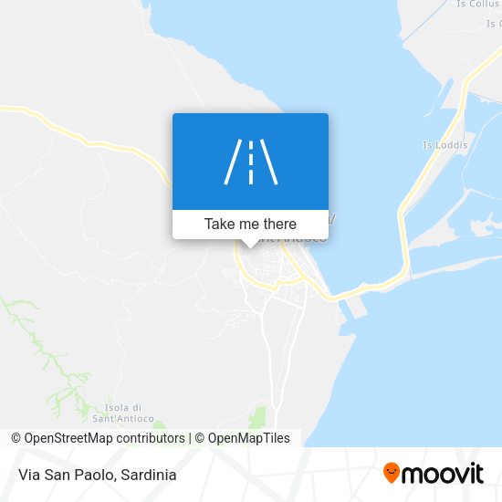 Via San Paolo map