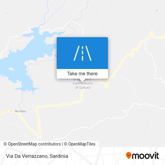 Via Da Verrazzano map