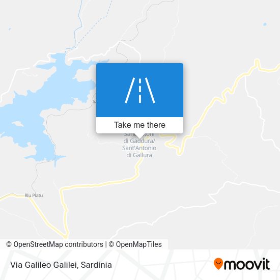 Via Galileo Galilei map