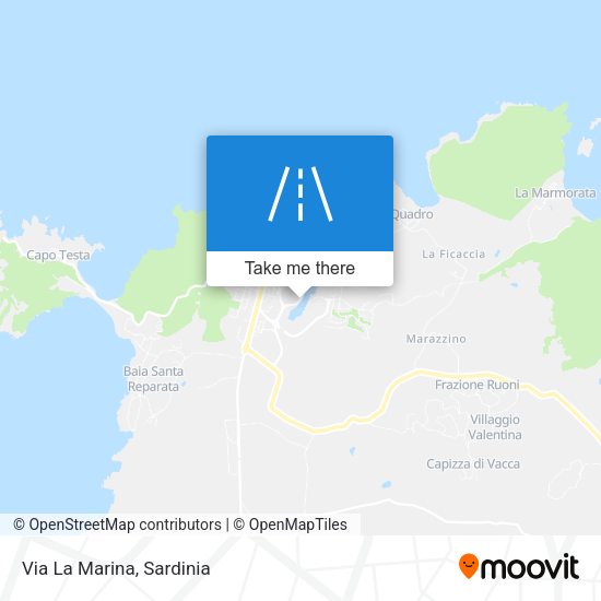 Via La Marina map