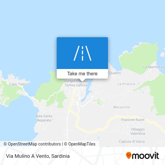 Via Mulino A Vento map