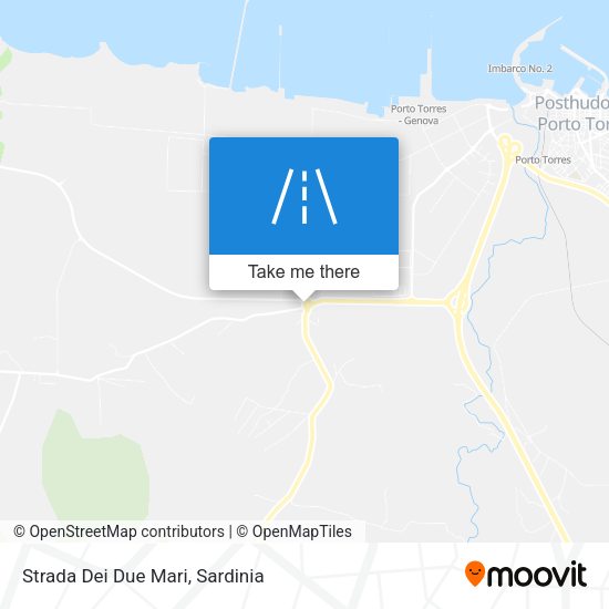 Strada Dei Due Mari map