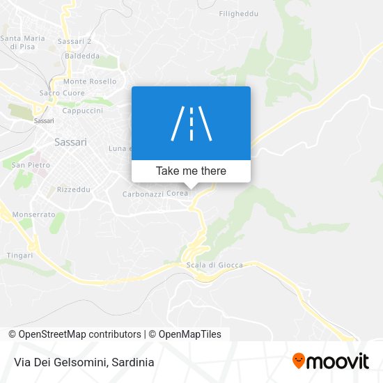 Via Dei Gelsomini map