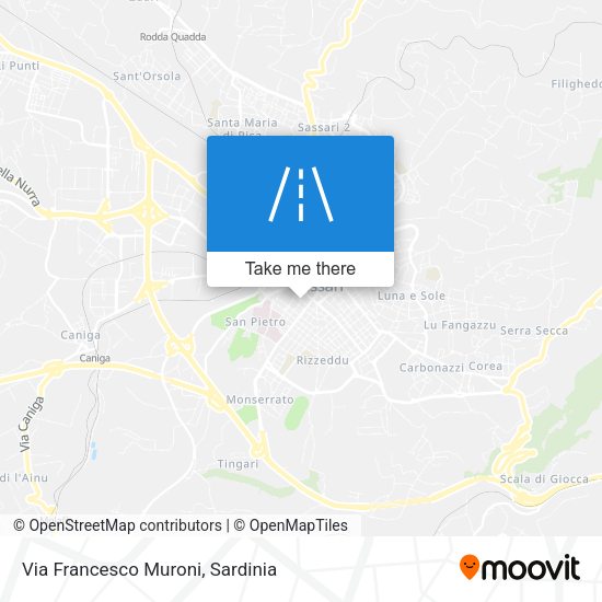 Via Francesco Muroni map