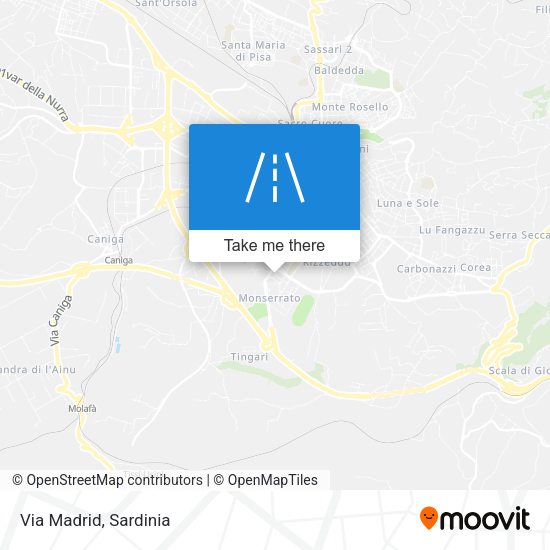 Via Madrid map