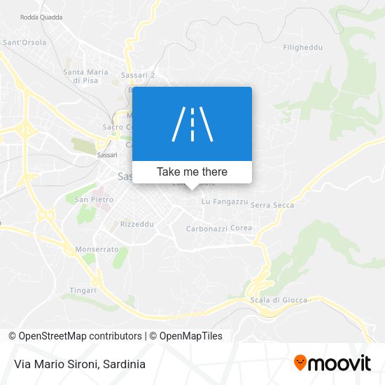 Via Mario Sironi map