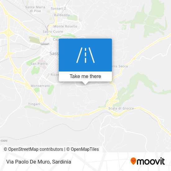 Via Paolo De Muro map