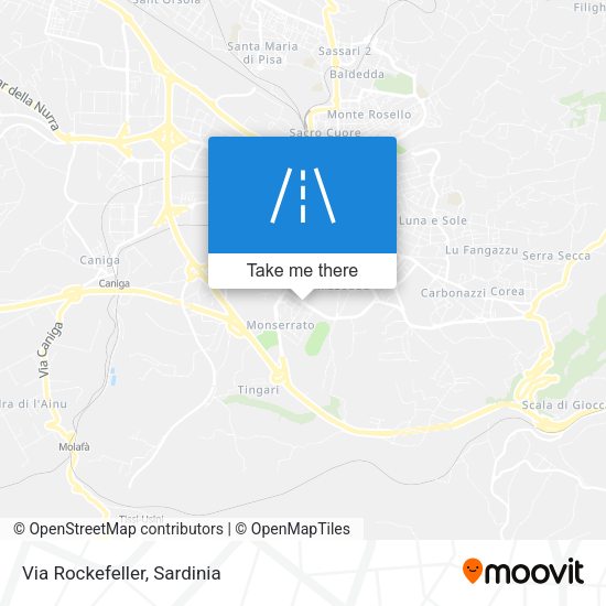 Via Rockefeller map