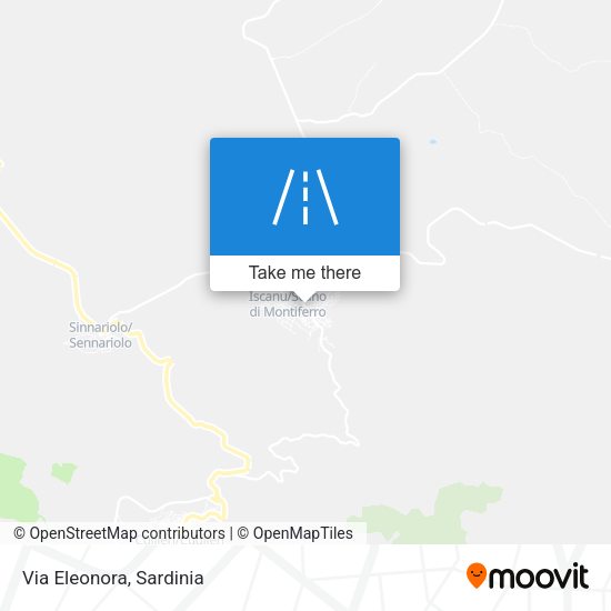 Via Eleonora map