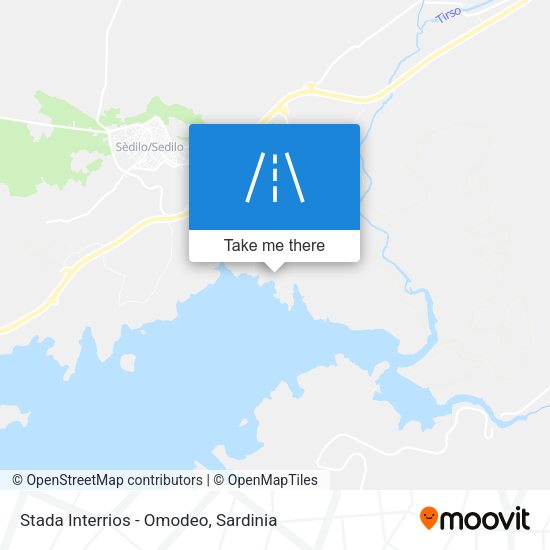 Stada Interrios - Omodeo map