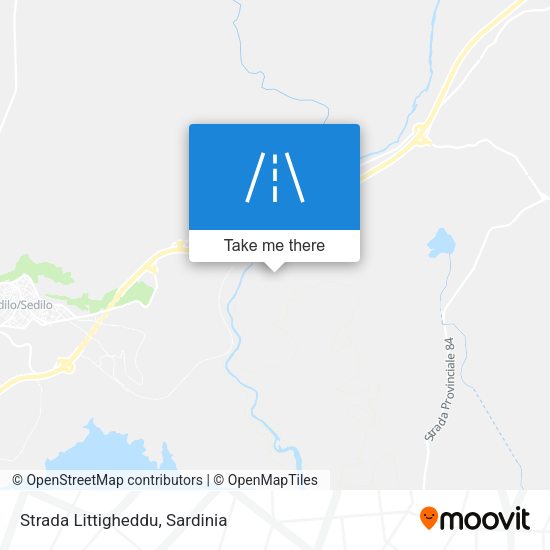 Strada Littigheddu map