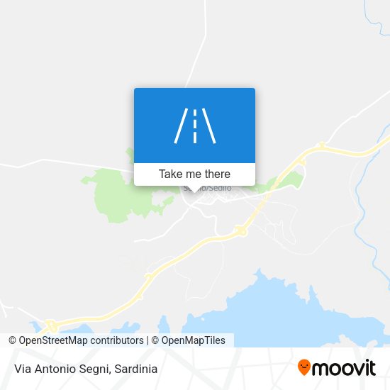 Via Antonio Segni map