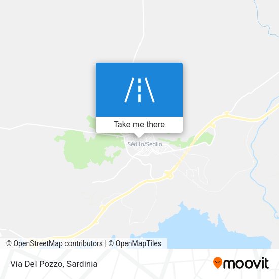 Via Del Pozzo map