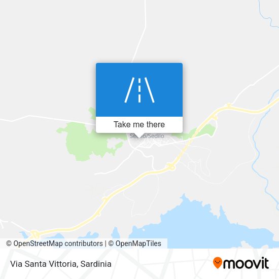 Via Santa Vittoria map