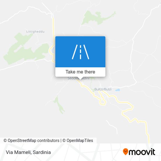 Via Mameli map
