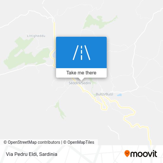 Via Pedru Eldi map
