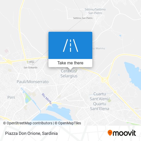 Piazza Don Orione map