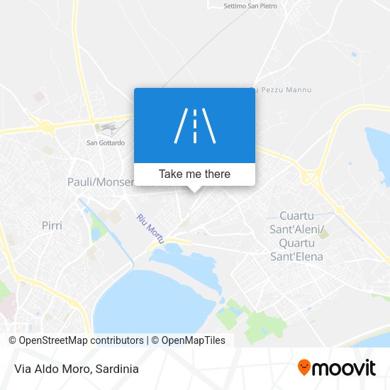 Via Aldo Moro map
