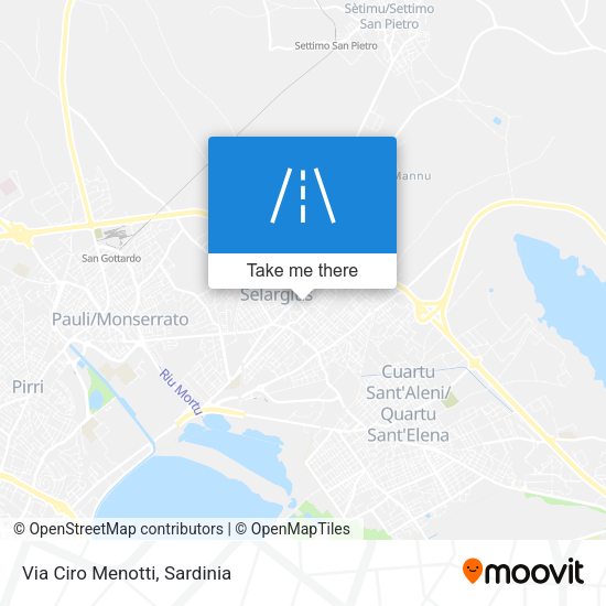 Via Ciro Menotti map
