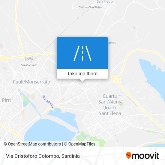 Via Cristoforo Colombo map
