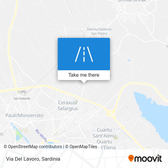 Via Del Lavoro map